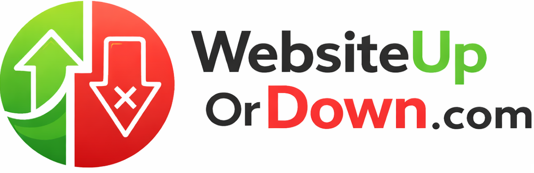 website up or down logo